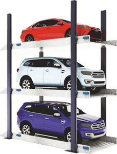 3 Level Mechanical Stack Parking