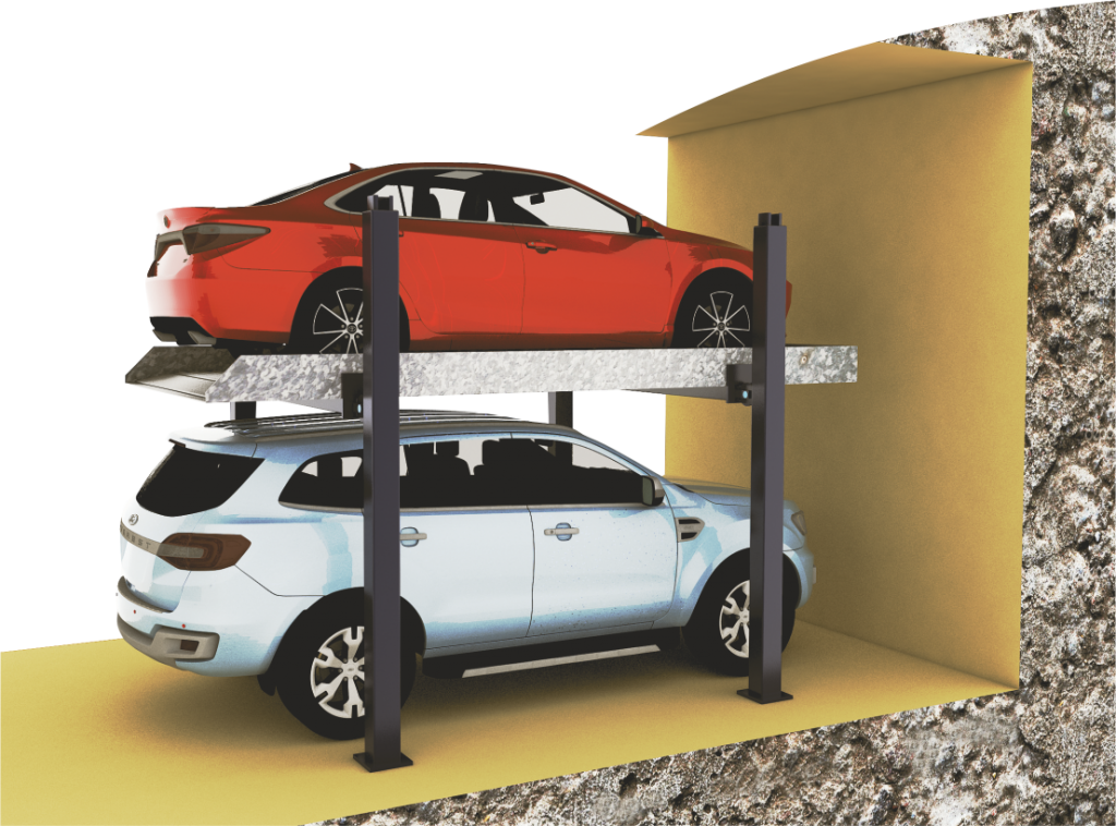 4 Pole Stack Parking