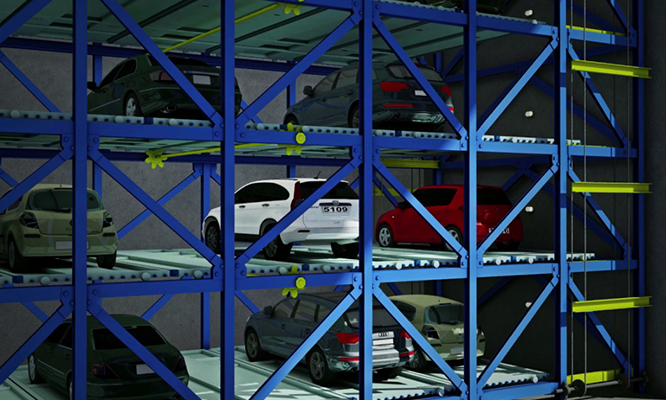 HORIZONTAL CIRCULATION CAR PARKING SYSTEM
