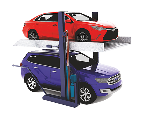 2 Pole Hydraulic Stack Parking